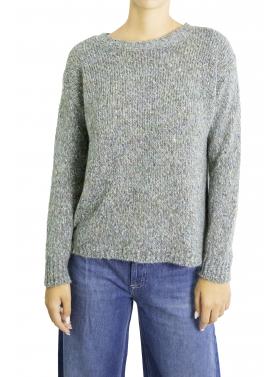 Maglia girocollo multicolor